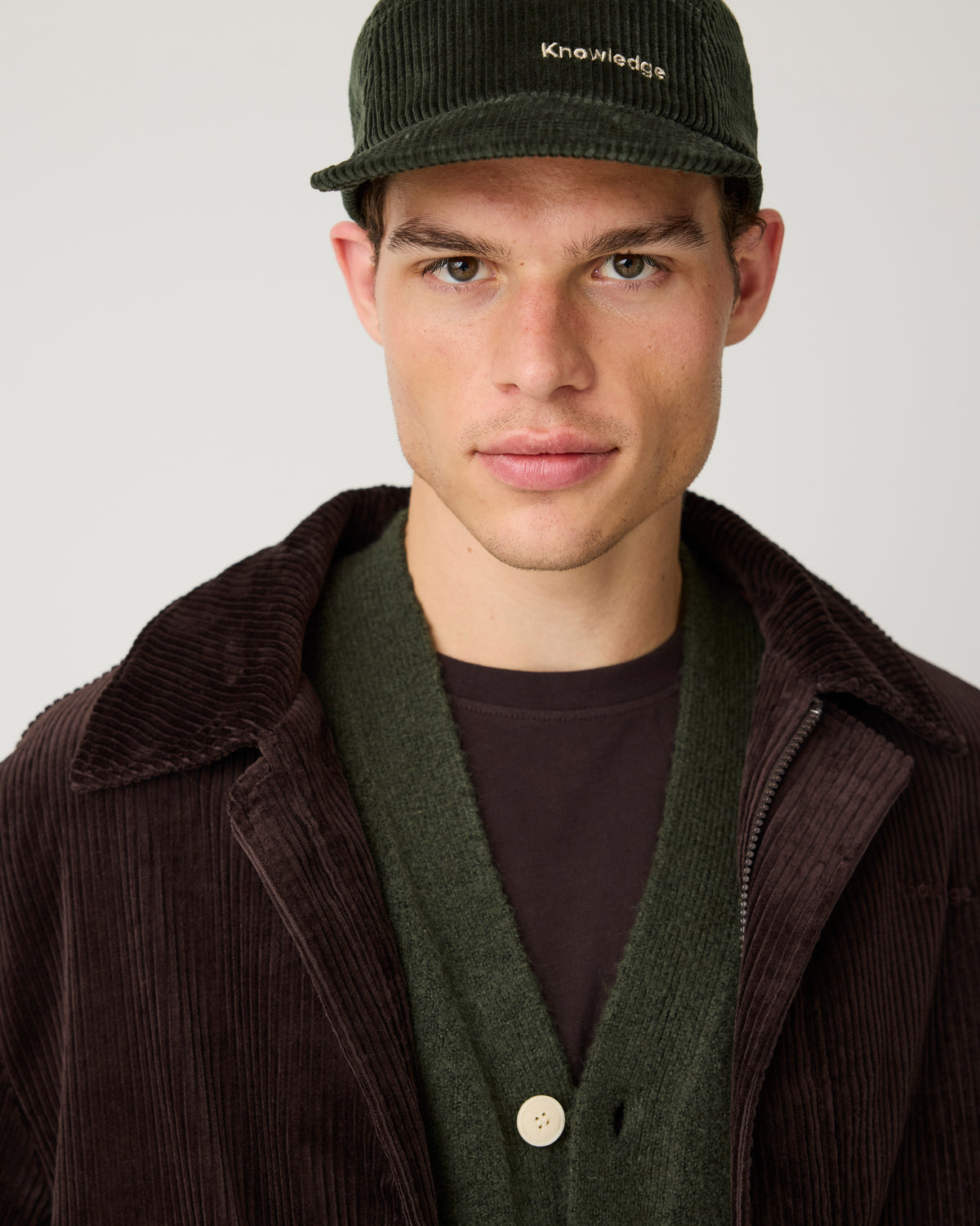 Corduroy bomber jacket - Chocolate Torte
