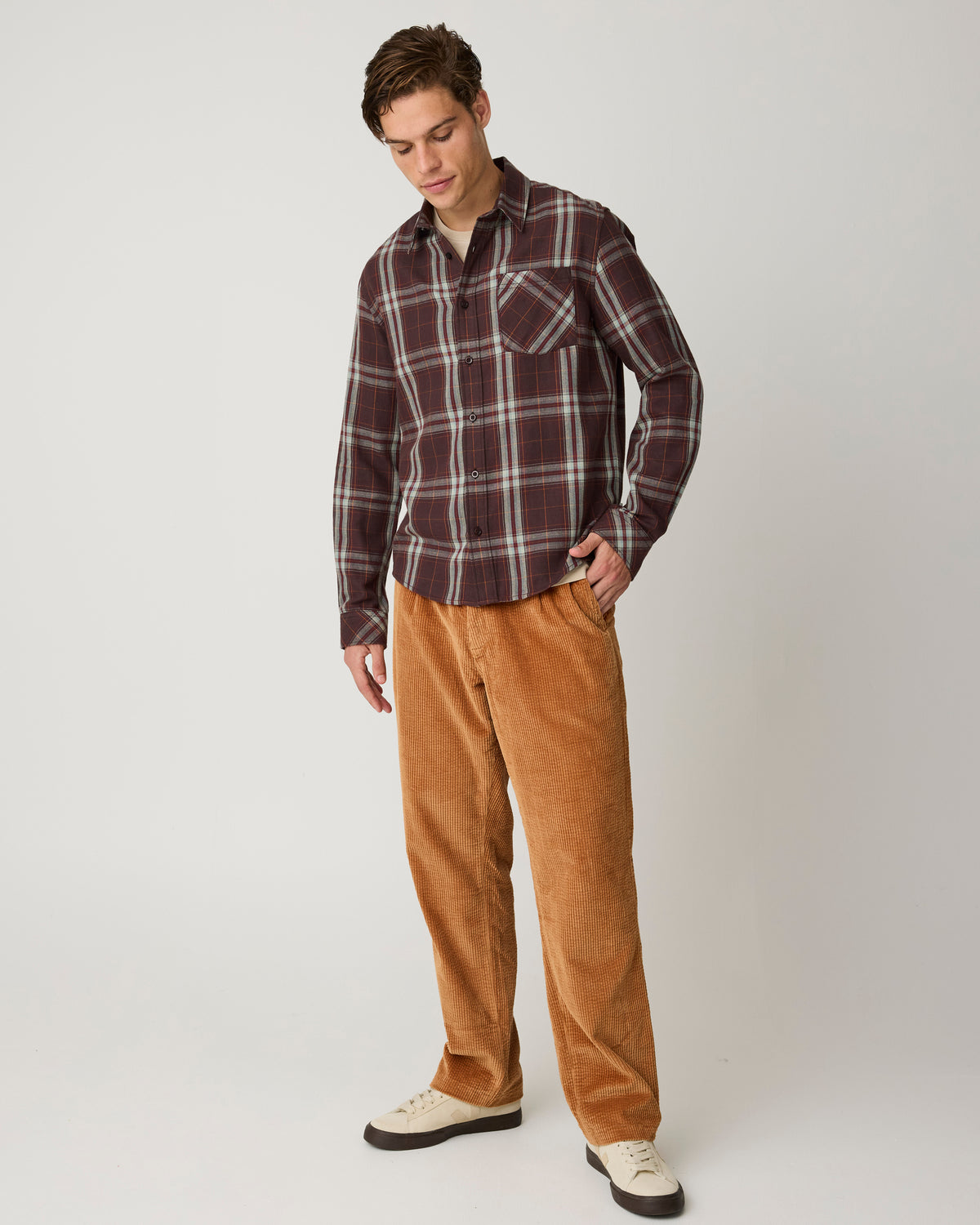 Fig comfort corduroy pants - Lion