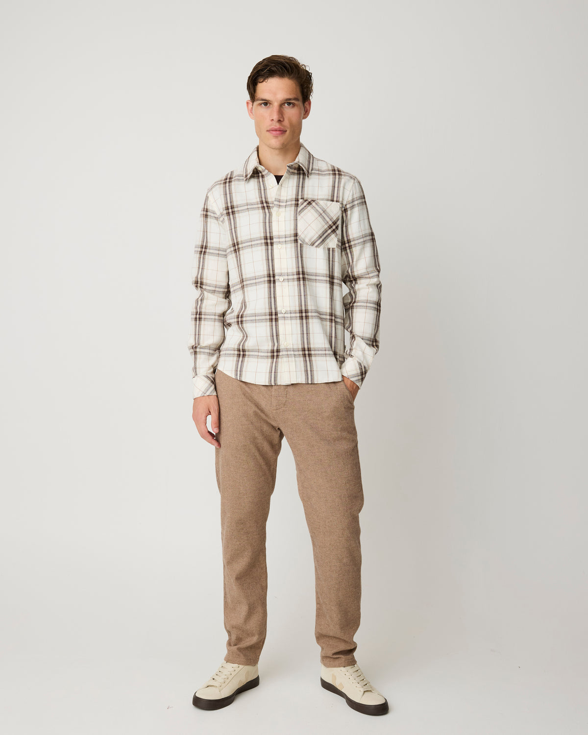 Chuck regular flannel pants - Lion