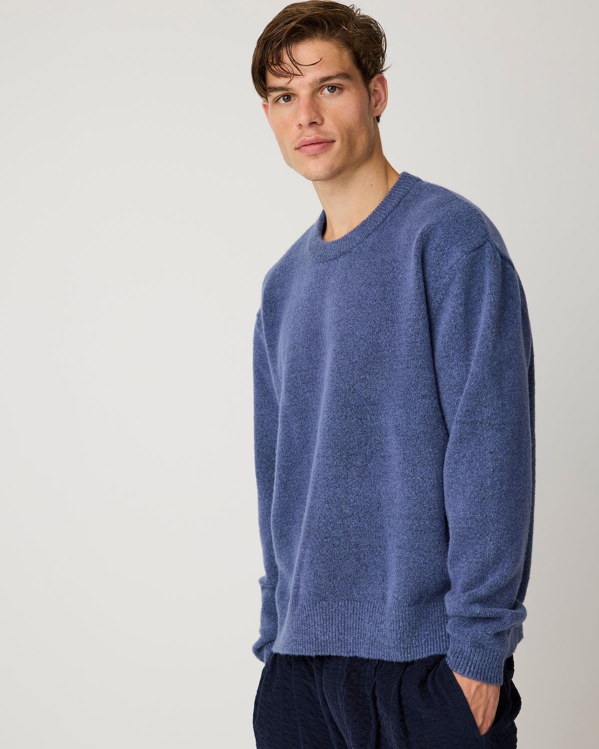 Soufflé yarn sweater - Vintage Indigo