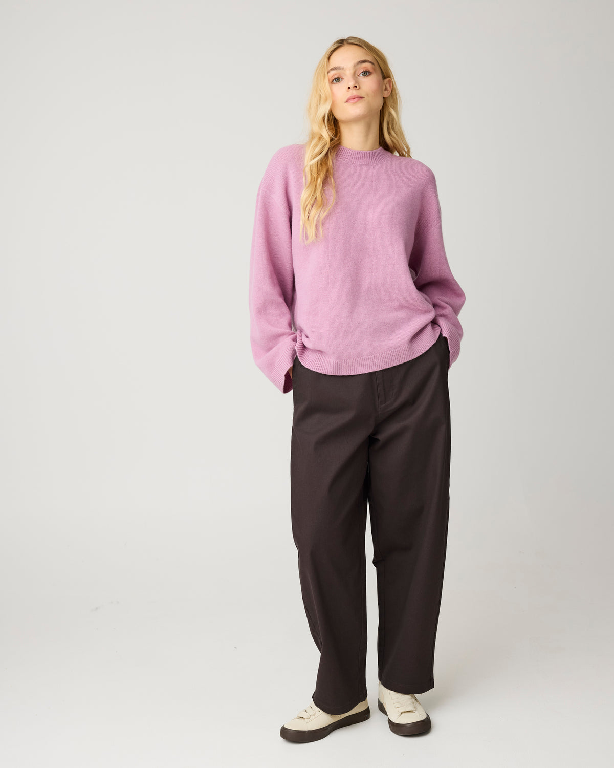Bloom barrel pique pants - Chocolate Torte