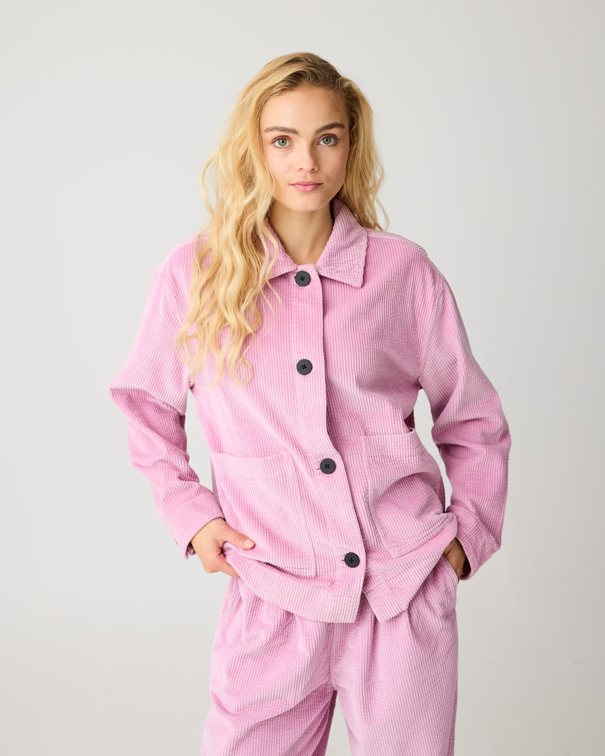 Corduroy overshirt - Orchid Haze