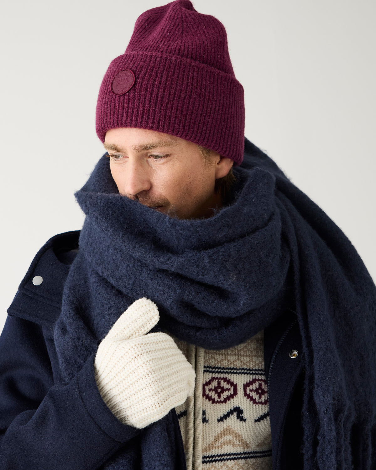 Big rib beanie - Fig
