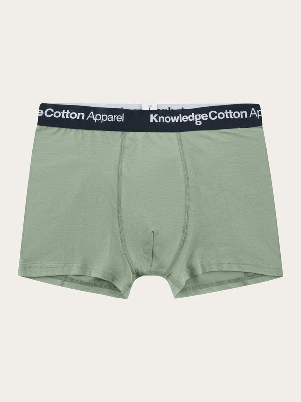KnowledgeCotton Apparel - MEN 2 pack underwear Underwears 1396 Lily Pad