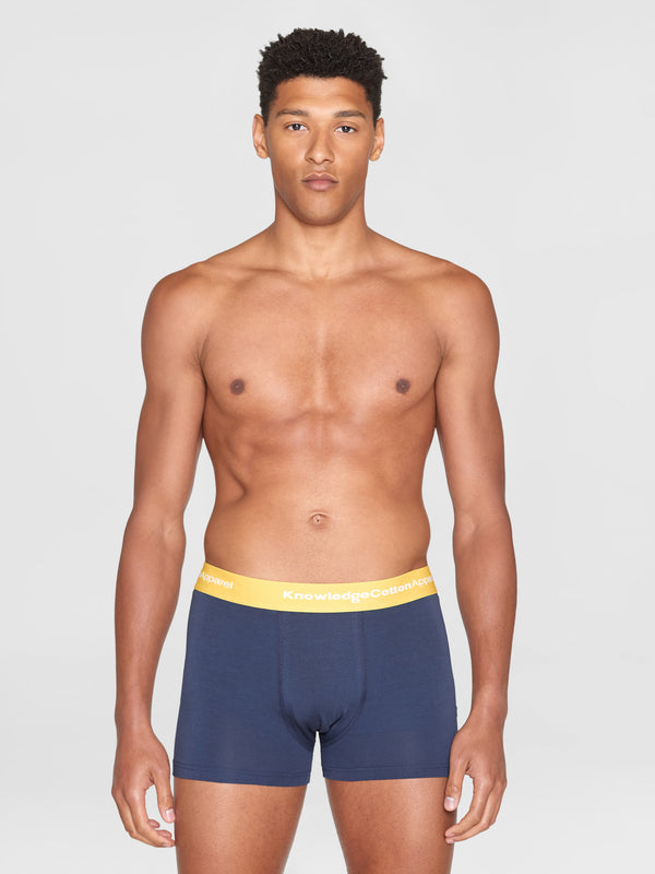 KnowledgeCotton Apparel - MEN 3-pack striped printed underwear - GOTS/Vegan Underwears 8032 Multi color stripe