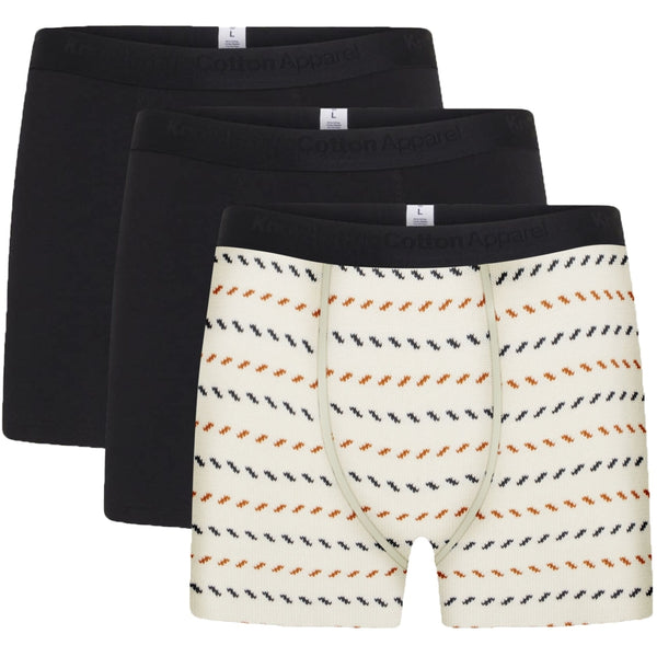 KnowledgeCotton Apparel - MEN 3-pack underwear Underwears 9999 Item Colour
