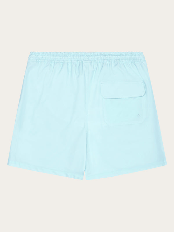 KnowledgeCotton Apparel - MEN BAY stretch swimshorts Swimshorts 1480 Aqua-Esque