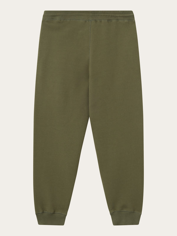 KnowledgeCotton Apparel - MEN BIRCH hybrid sweat pants Pants 1100 Dark Olive