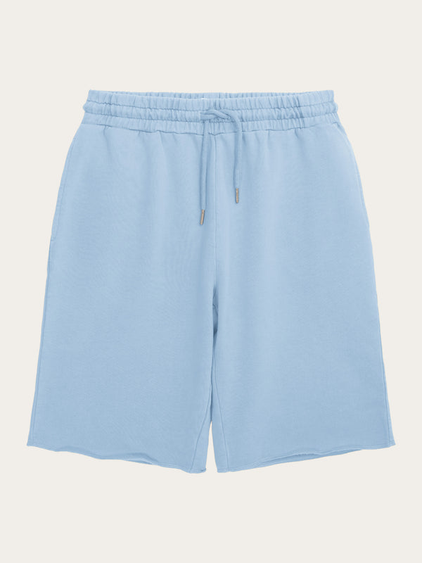 KnowledgeCotton Apparel - MEN BIRCH sweat shorts - GOTS/Vegan Shorts 1322 Asley Blue