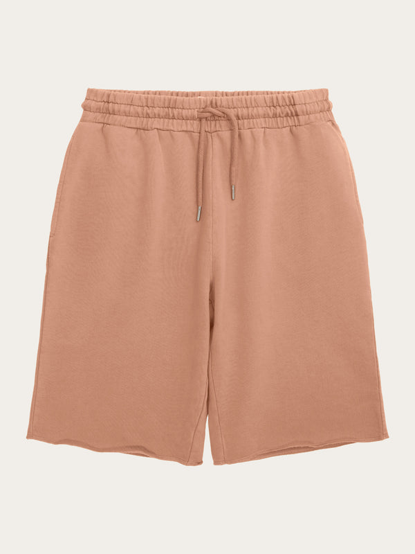 KnowledgeCotton Apparel - MEN BIRCH sweat shorts - GOTS/Vegan Shorts 1437 Chocolate Malt