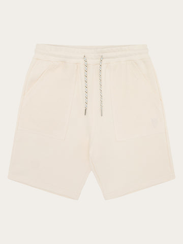KnowledgeCotton Apparel - MEN BIRCH sweat shorts - GOTS/Vegan Shorts 1387 Egret