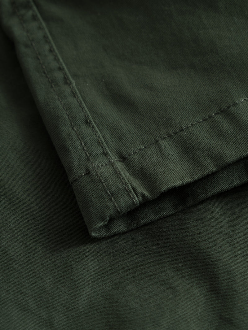KnowledgeCotton Apparel - YOUNG Baggy twill shorts belt details Shorts 1090 Forrest Night