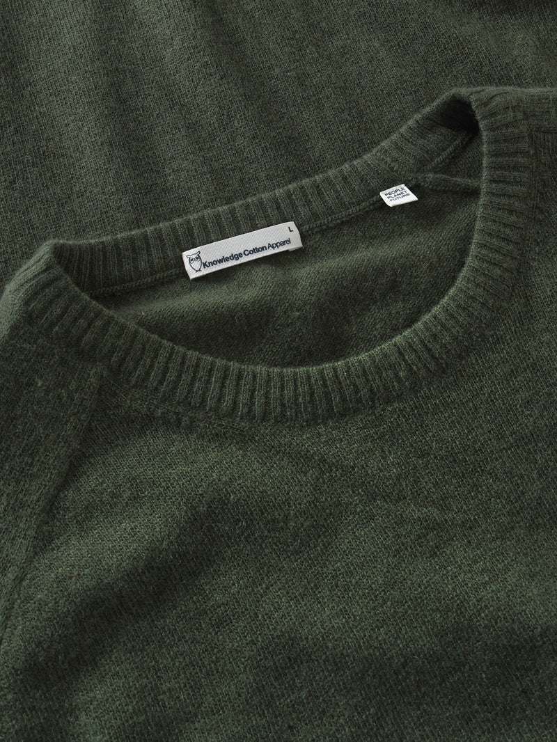 KnowledgeCotton Apparel - MEN Basic o-neck knit Knits 1090 Forrest Night