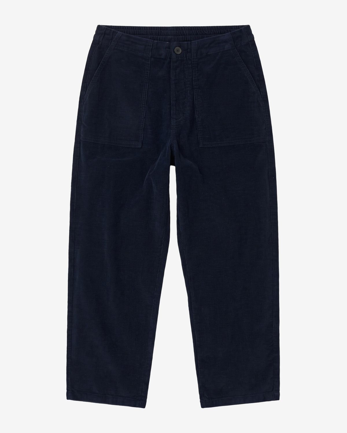 KnowledgeCotton Apparel - WMN Bloom barrel corduroy pants Pants 1412 Night Sky