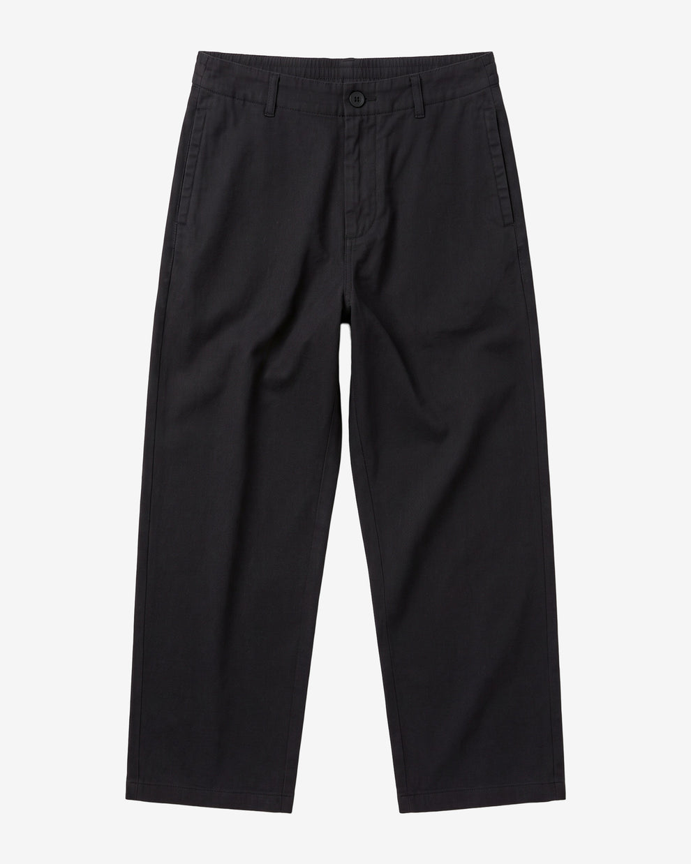 KnowledgeCotton Apparel - WMN Bloom barrel flannel pants Pants 1412 Night Sky