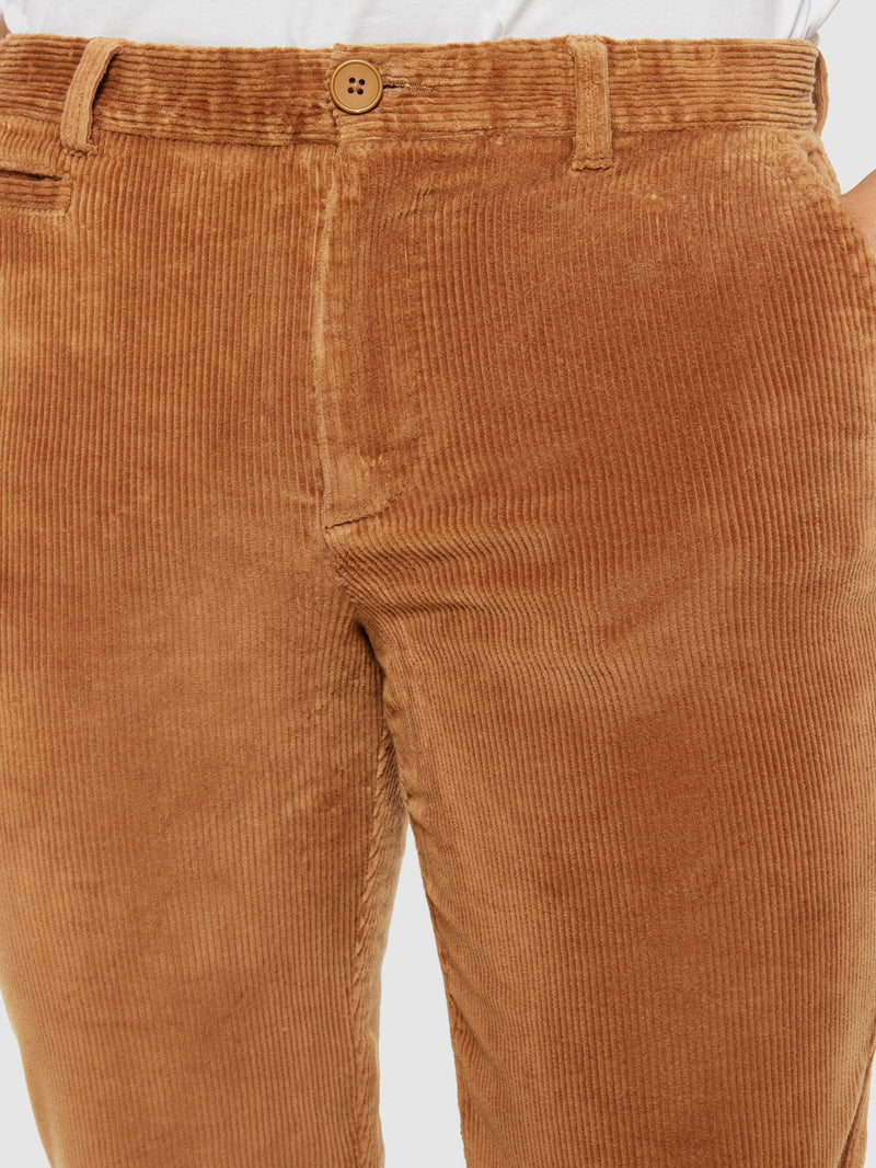 KnowledgeCotton Apparel - MEN CHUCK regular 8-wales corduroy chino pants Pants 1121 Dachshund