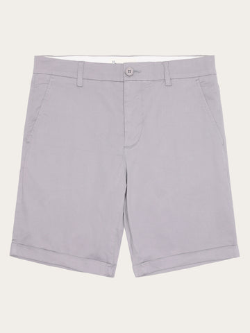 KnowledgeCotton Apparel - MEN CHUCK regular chino poplin shorts Shorts 1227 Alloy