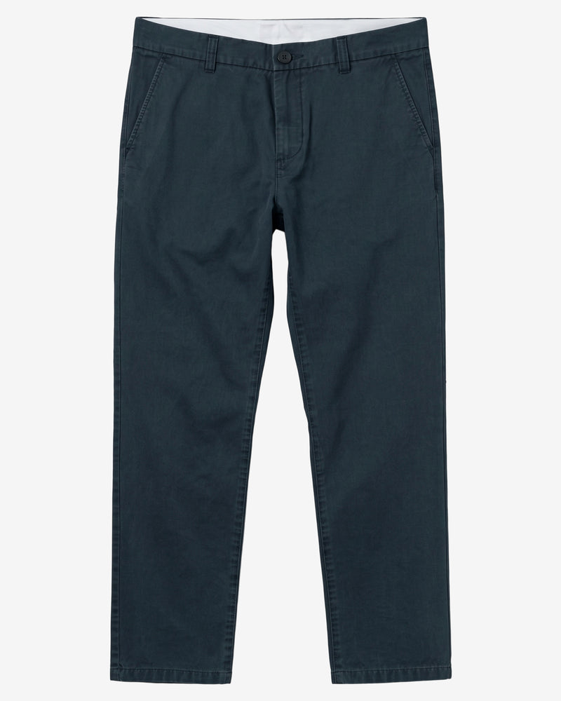 KnowledgeCotton Apparel - MEN CHUCK regular twill chino pants Pants 1001 Total Eclipse