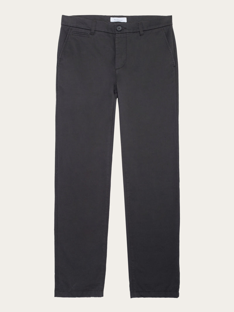 KnowledgeCotton Apparel - MEN CHUCK regular twill chino pants Pants 1167 Phantom