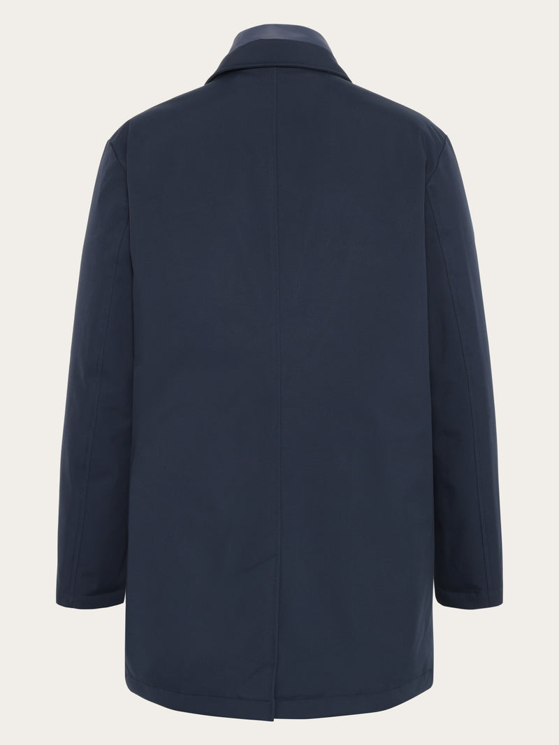 KnowledgeCotton Apparel - MEN Climate Shell Carcoat Jacket GRS Jackets 1001 Total Eclipse
