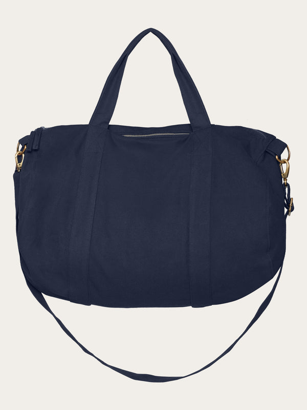 KnowledgeCotton Apparel - UNI Canvas duffel bag 45L - GOTS/Vegan Bags 1412 Night Sky