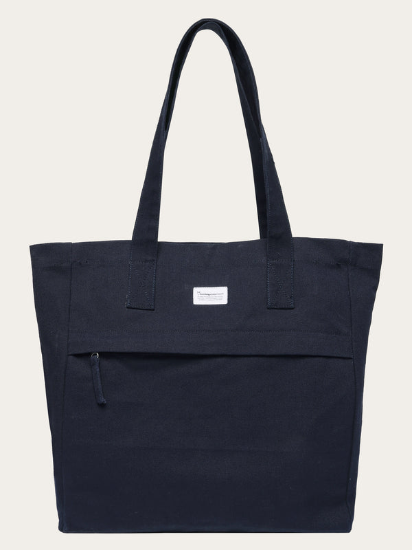 KnowledgeCotton Apparel - UNI Canvas tote bag GOTS/Vegan Bags 1412 Night Sky