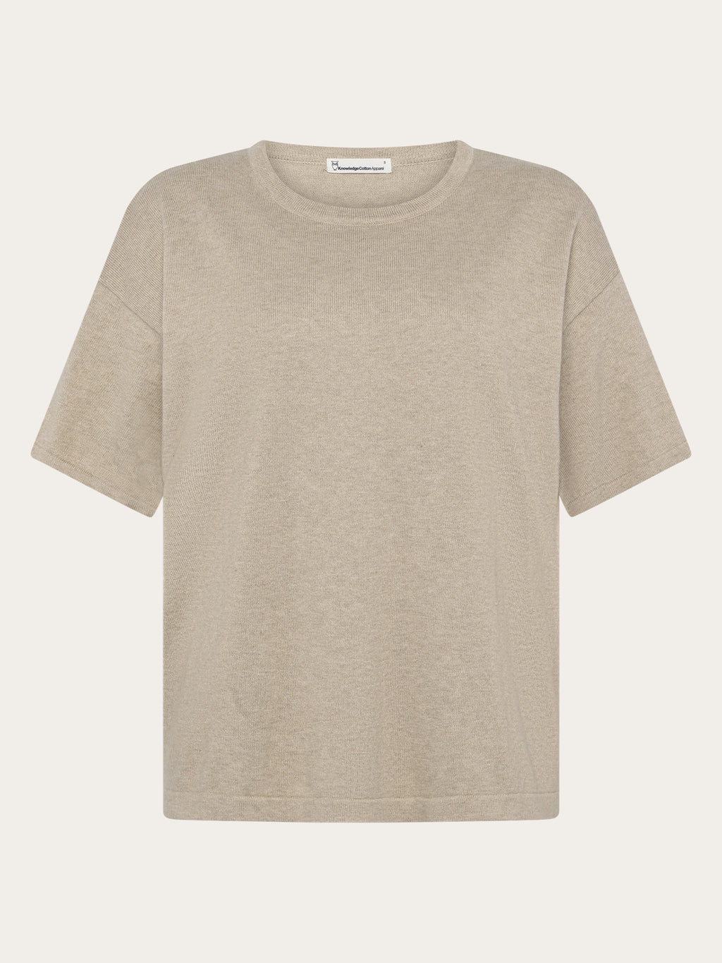 【新品】NKNIT cotton/cashmere asymmetry Tシャツ 新品】NKNIT cotton/cashmere asymmetry Tシャツ cotton/acetate KNIT