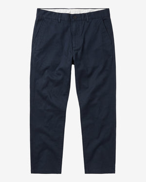 KnowledgeCotton Apparel - MEN Chuck regular canvas pants Pants 1001 Total Eclipse