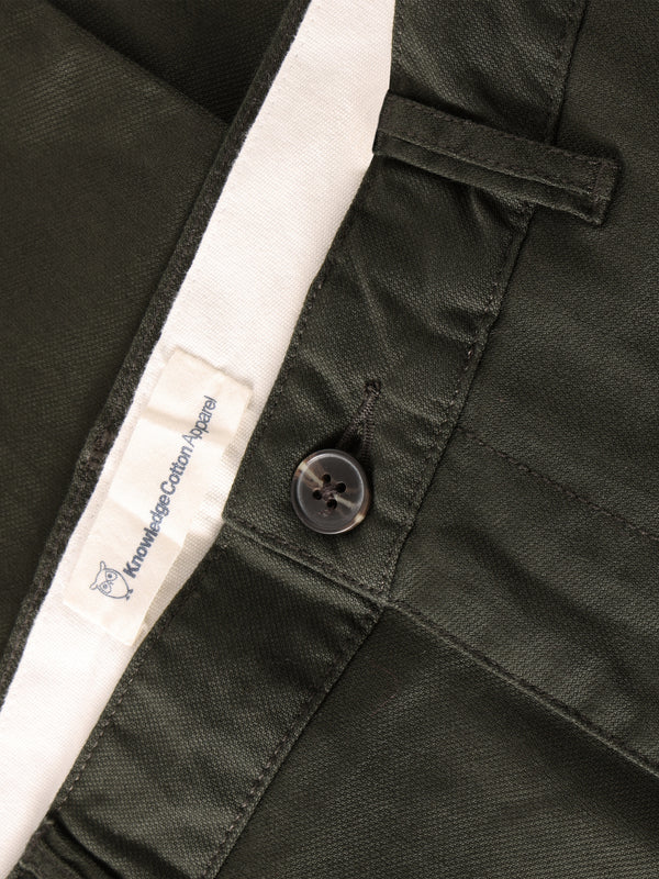 KnowledgeCotton Apparel - MEN Chuck regular canvas pants Pants 1090 Forrest Night