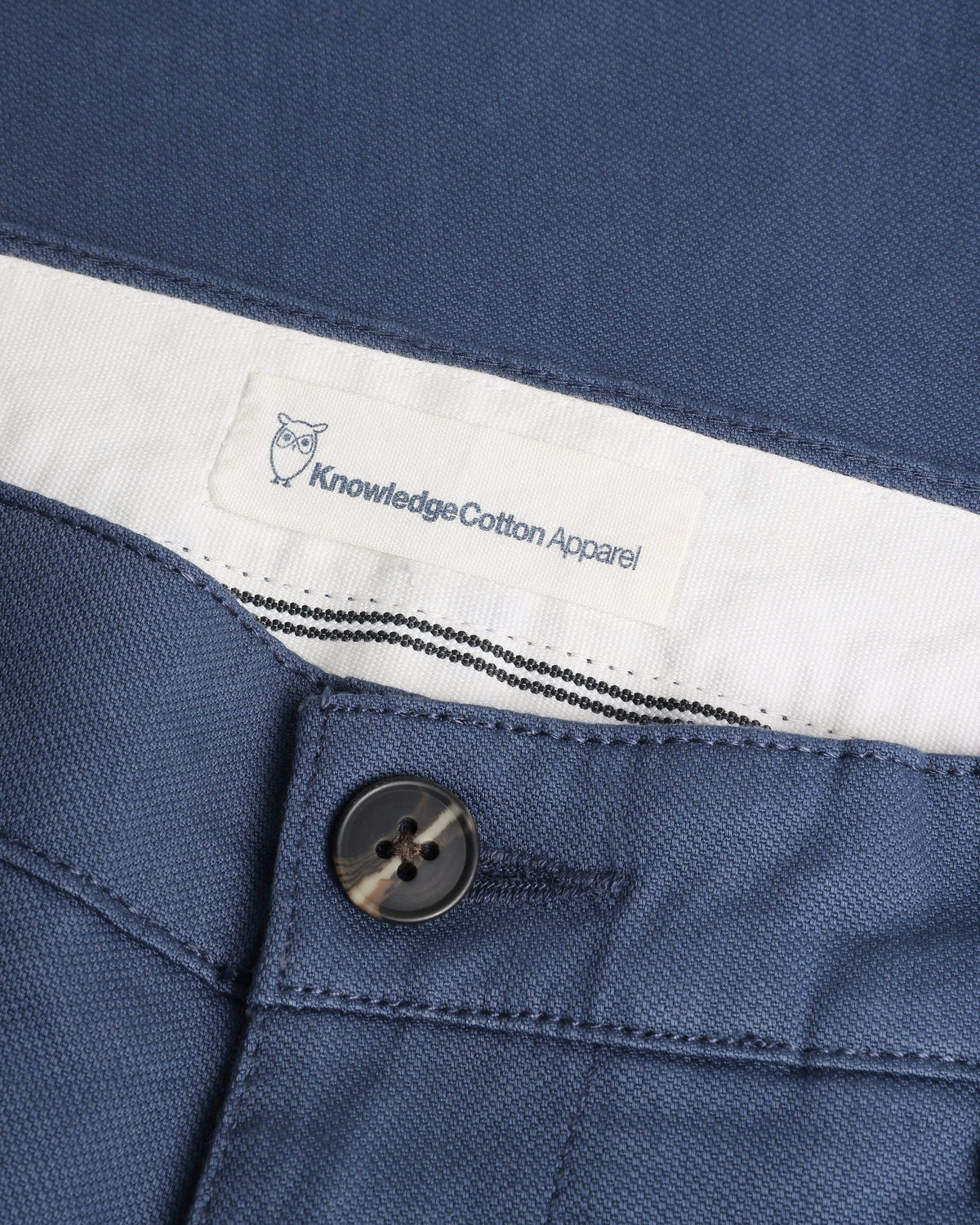 KnowledgeCotton Apparel - MEN Chuck regular canvas pants Pants 1226 Vintage Indigo