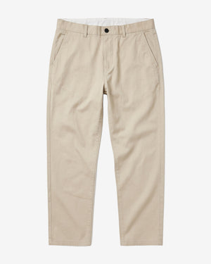 KnowledgeCotton Apparel - MEN Chuck regular canvas pants Pants 1228 Light feather gray