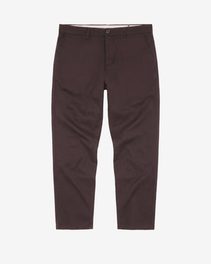 KnowledgeCotton Apparel - MEN Chuck regular canvas pants Pants 1487 Chocolate Torte