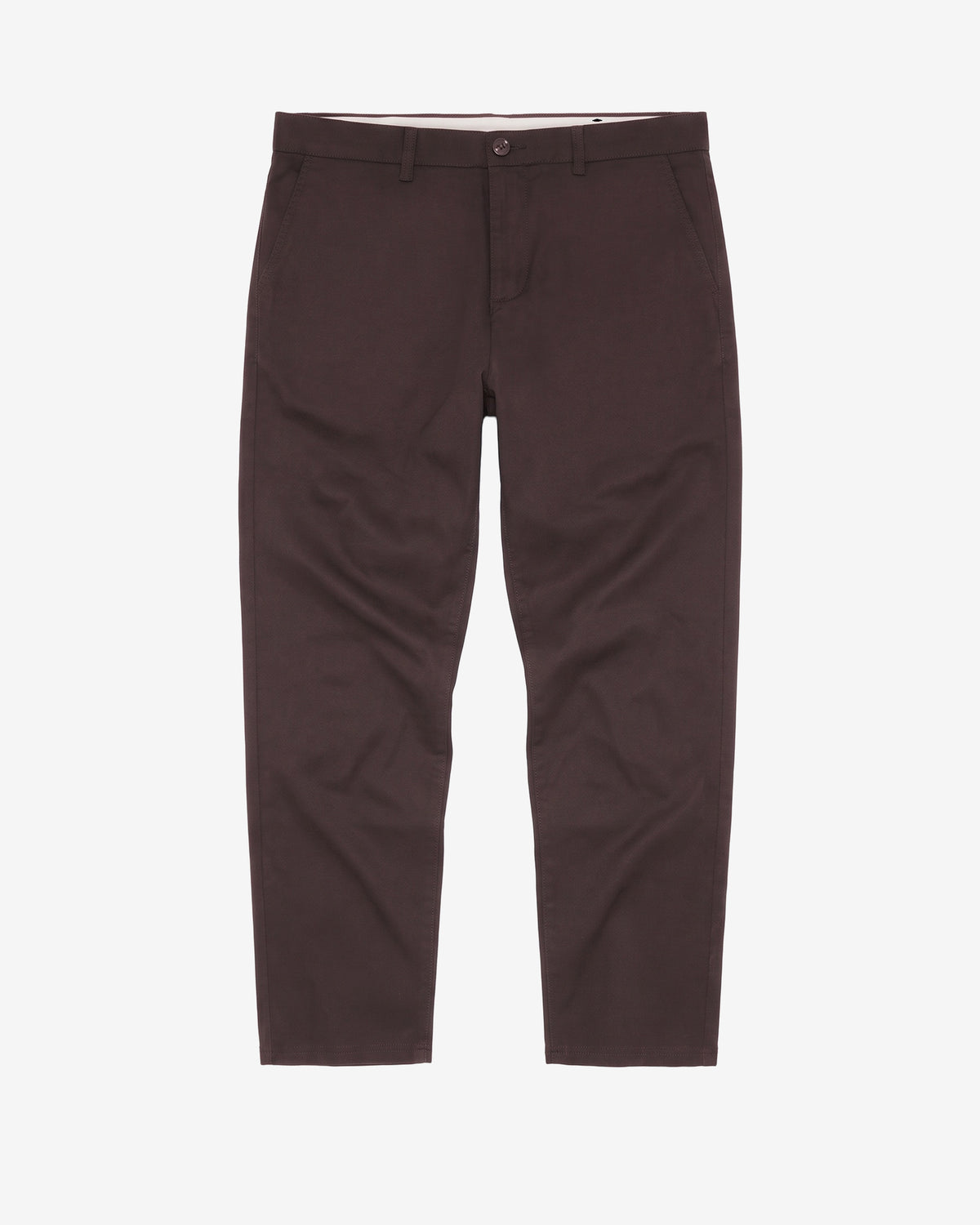 KnowledgeCotton Apparel - MEN Chuck regular canvas pants Pants 1487 Chocolate Torte