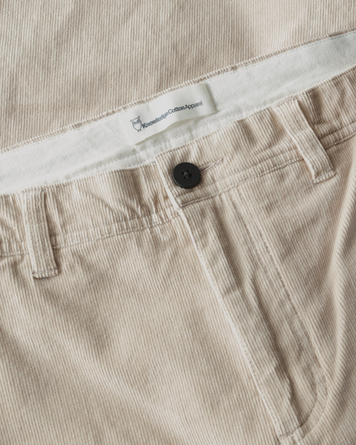 KnowledgeCotton Apparel - MEN Chuck regular corduroy pants Pants 1228 Light feather gray