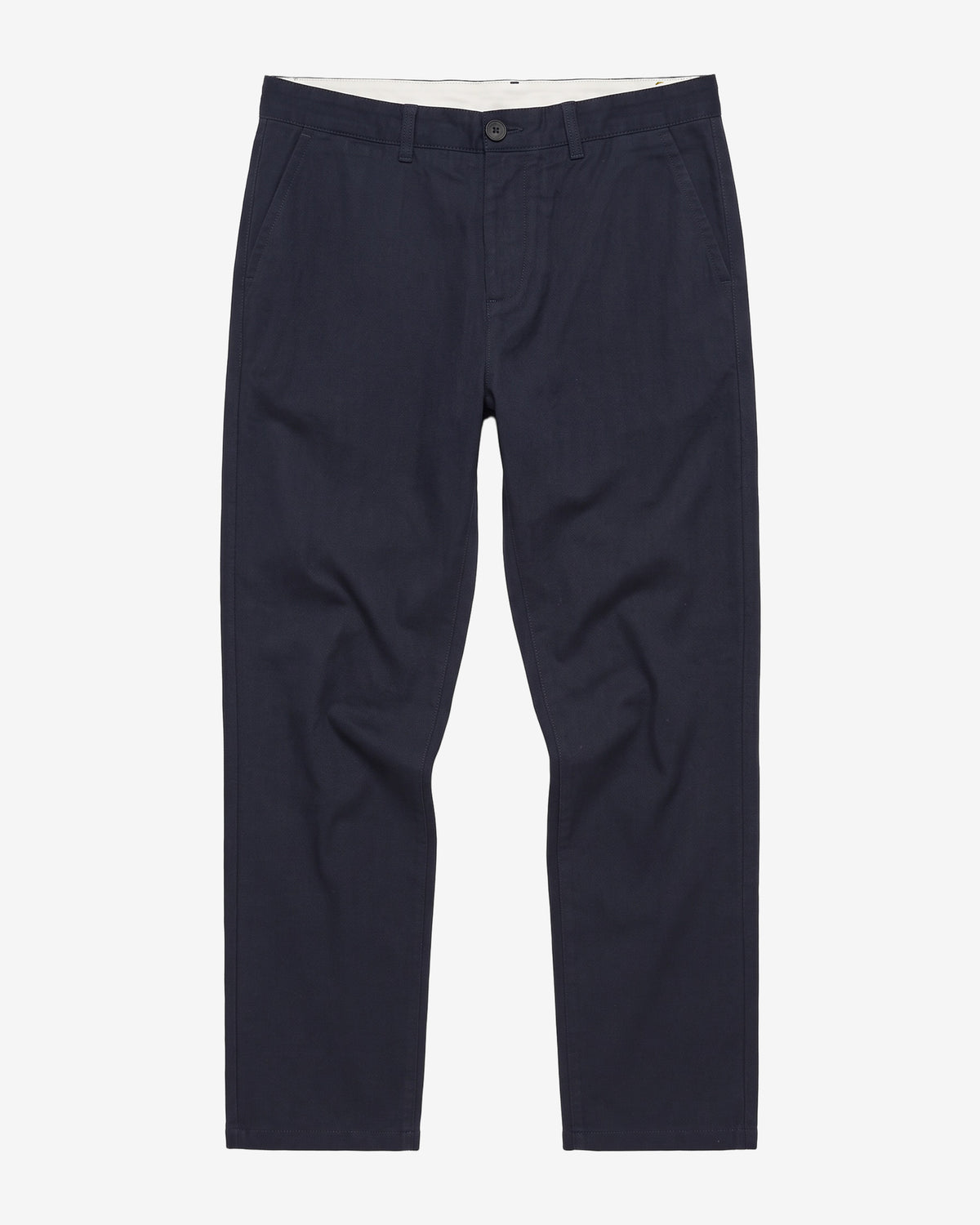 KnowledgeCotton Apparel - MEN Chuck regular herringbone pants Pants 1412 Night Sky
