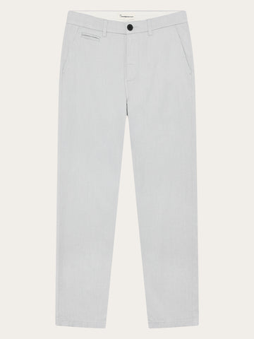 KnowledgeCotton Apparel - MEN Chuck regular twill pants Pants 1493 Ultimate Grey