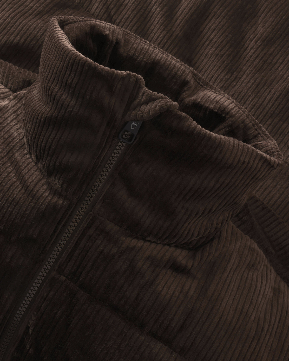 KnowledgeCotton Apparel - MEN Corduroy Puffer Jacket Jackets 1487 Chocolate Torte