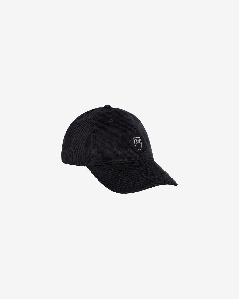 KnowledgeCotton Apparel - UNI Corduroy badge cap Caps 1412 Night Sky