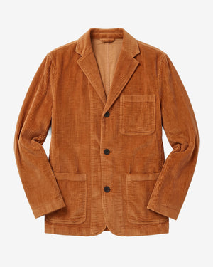 KnowledgeCotton Apparel - MEN Corduroy blazer Overshirts 1499 Lion