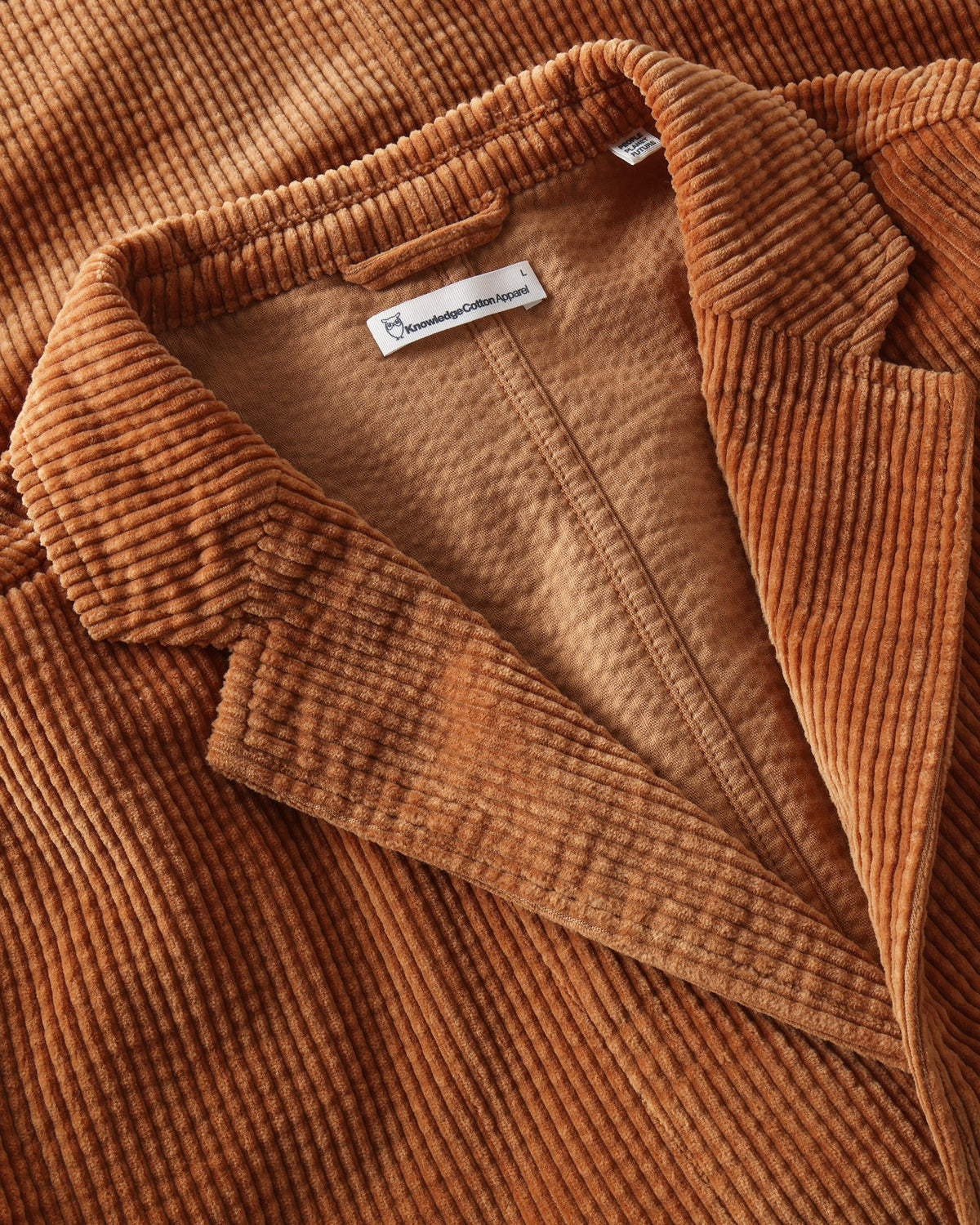 KnowledgeCotton Apparel - MEN Corduroy blazer Overshirts 1499 Lion