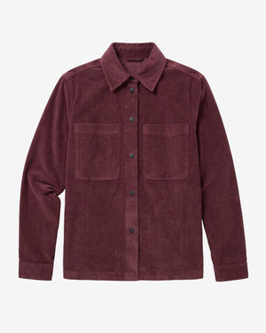 KnowledgeCotton Apparel - WMN Corduroy overshirt Overshirts 1281 Fig