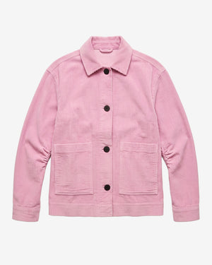 KnowledgeCotton Apparel - WMN Corduroy overshirt Overshirts 1503 Orchid Haze