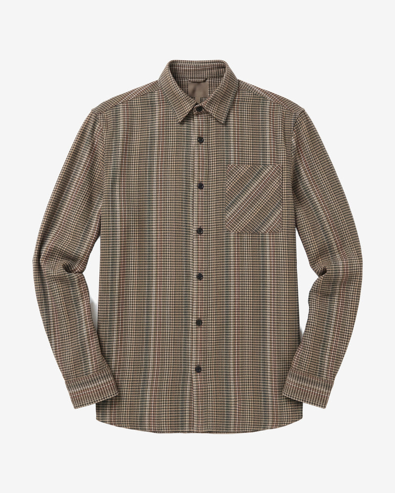 KnowledgeCotton Apparel - MEN Dune regular check shirt Shirts 7032 Multi check