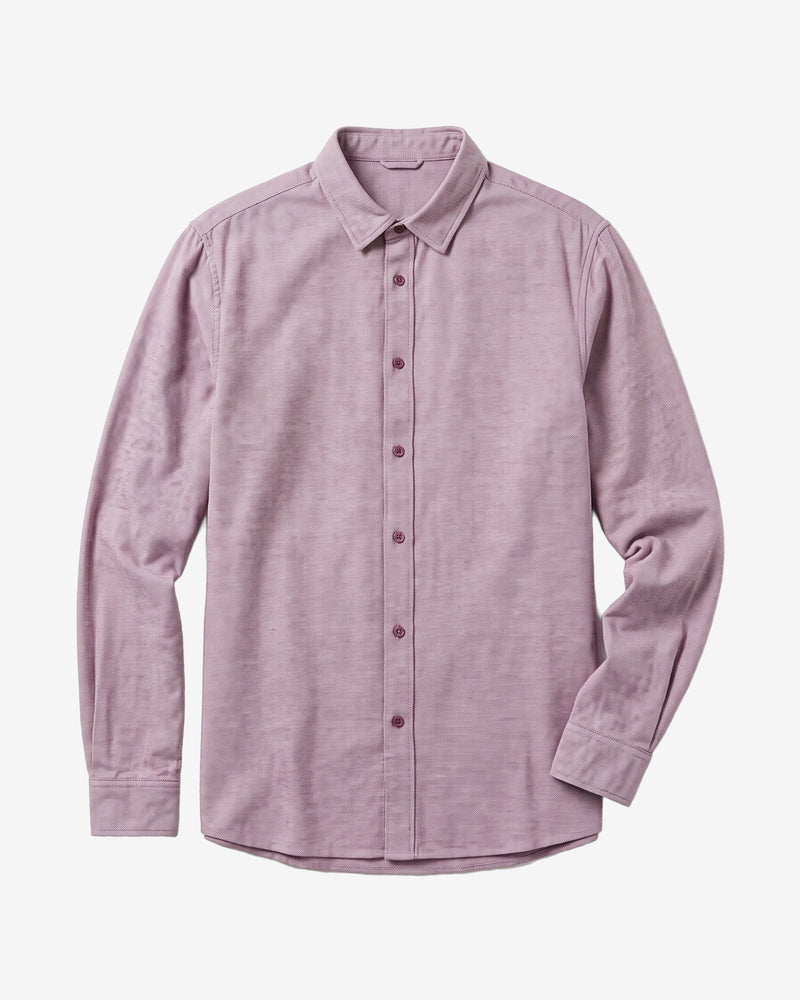 KnowledgeCotton Apparel - MEN Dune regular flannel shirt Shirts 1281 Fig