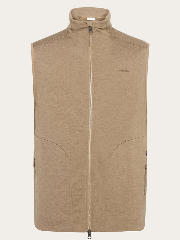 KnowledgeCotton Apparel - UNI Dynamic Wool 320 Fleece vest Fleeces 1019 Tuffet