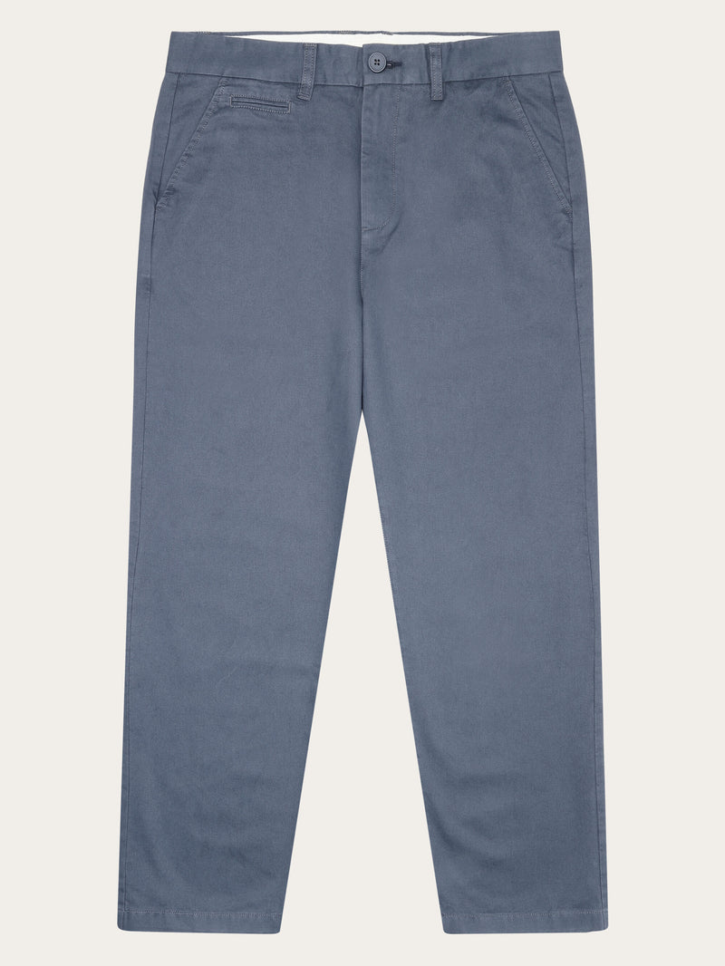 KnowledgeCotton Apparel - MEN Flint wide chino pants Pants 1226 Vintage Indigo