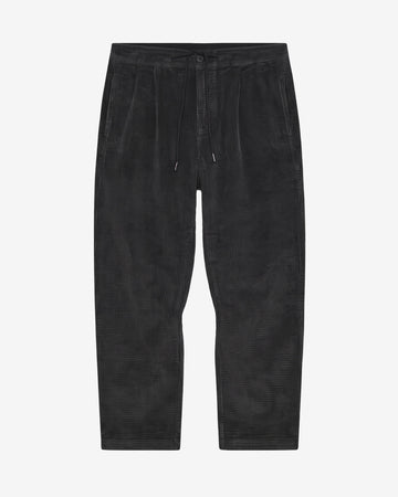 KnowledgeCotton Apparel - MEN Fig comfort corduroy pants Pants 1300 Black Jet