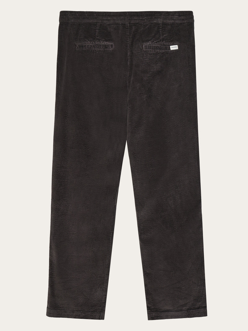 KnowledgeCotton Apparel - MEN Fig comfort corduroy pants Pants 1487 Chocolate Torte