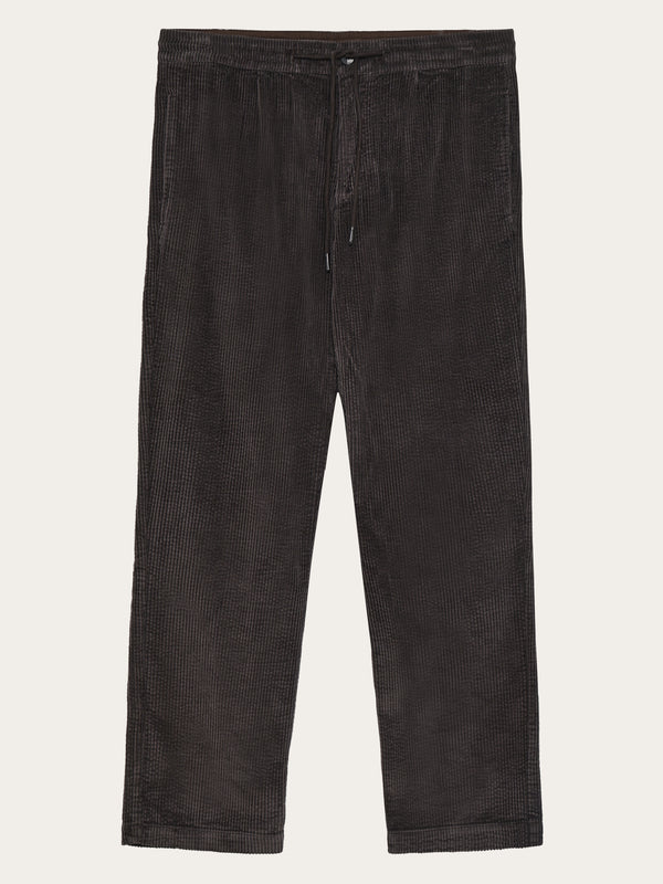 KnowledgeCotton Apparel - MEN Fig comfort corduroy pants Pants 1487 Chocolate Torte