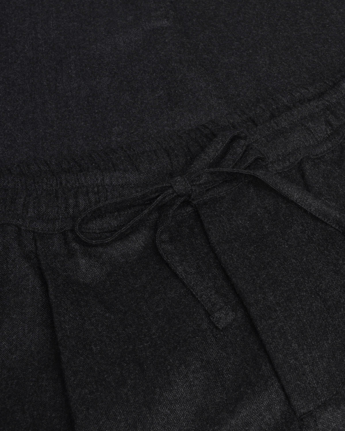KnowledgeCotton Apparel - MEN Fig comfort wool pants Pants 1073 Dark Grey Melange
